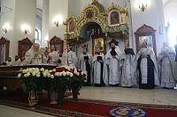  Божественная литургия и отпевание архимандрита Сергия (Шагаева) в Тихвинском храме Ногинска 